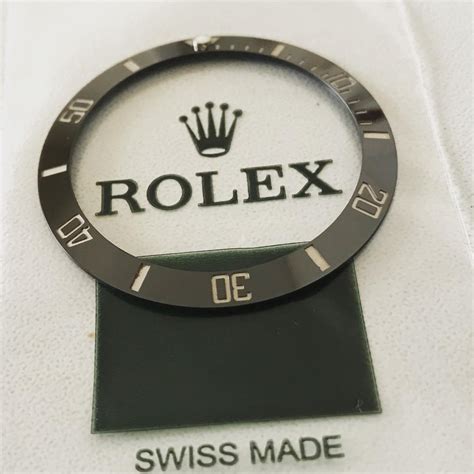 rolex submariner bezel for sale|genuine Rolex bezel insert.